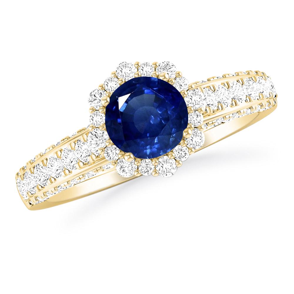 Yellow Gold - Sapphire