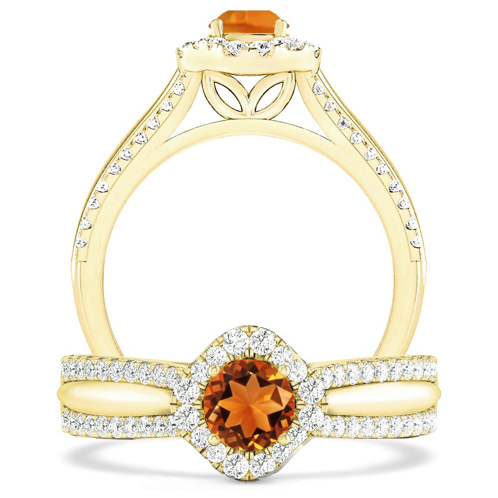 Yellow Gold - Citrine