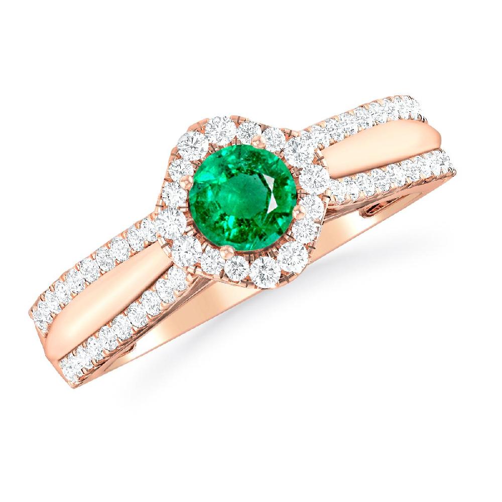 Rose Gold - Emerald