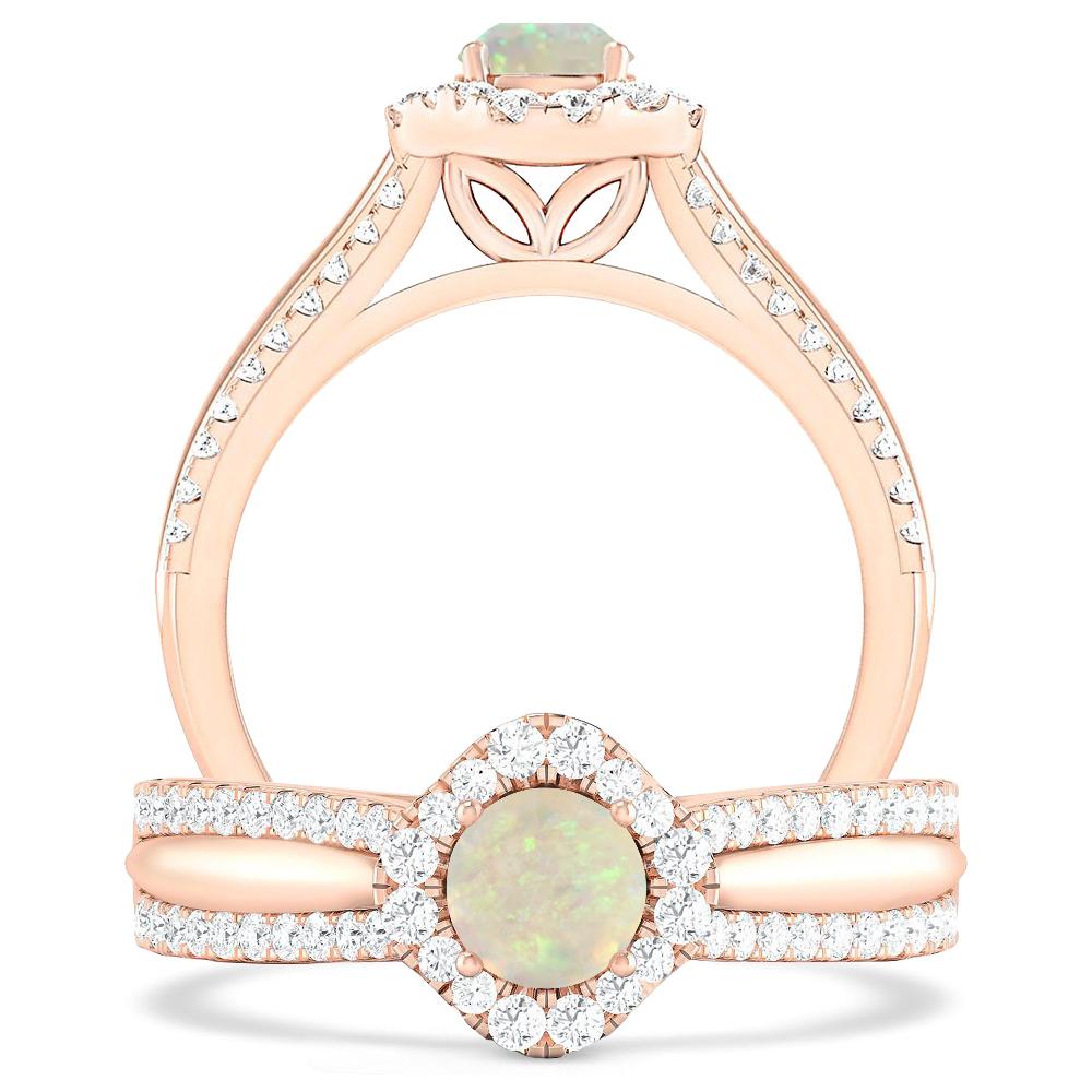 Rose Gold - Opal