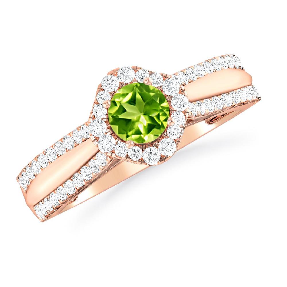 Rose Gold - Peridot