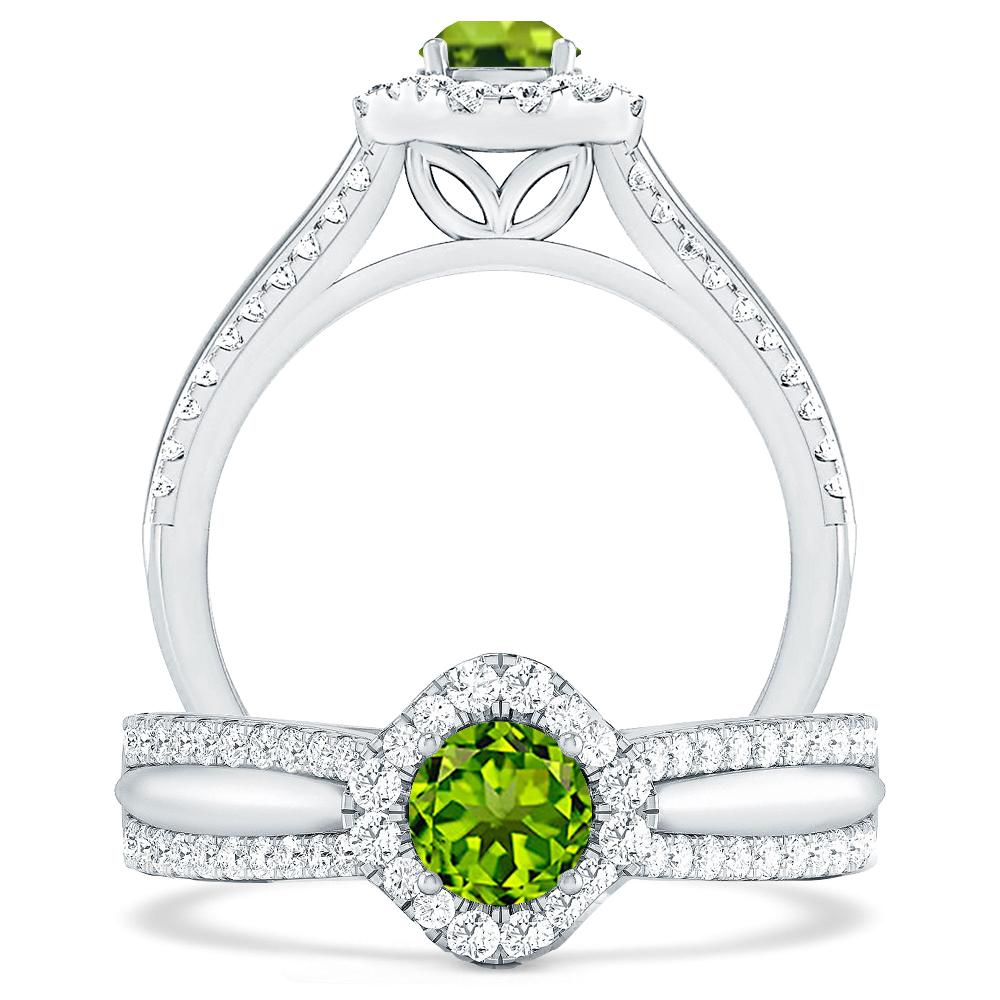 White Gold - Peridot