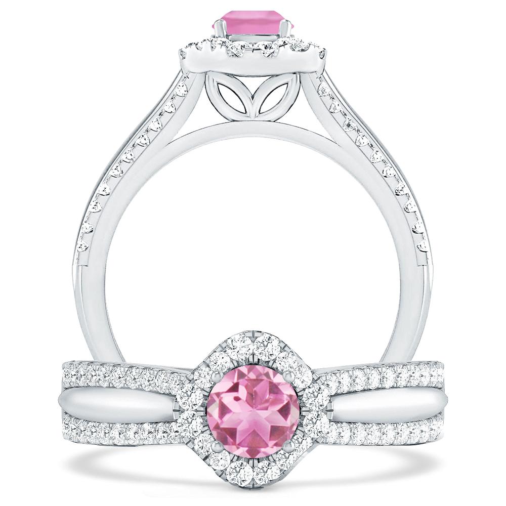 White Gold - Pink Tourmaline