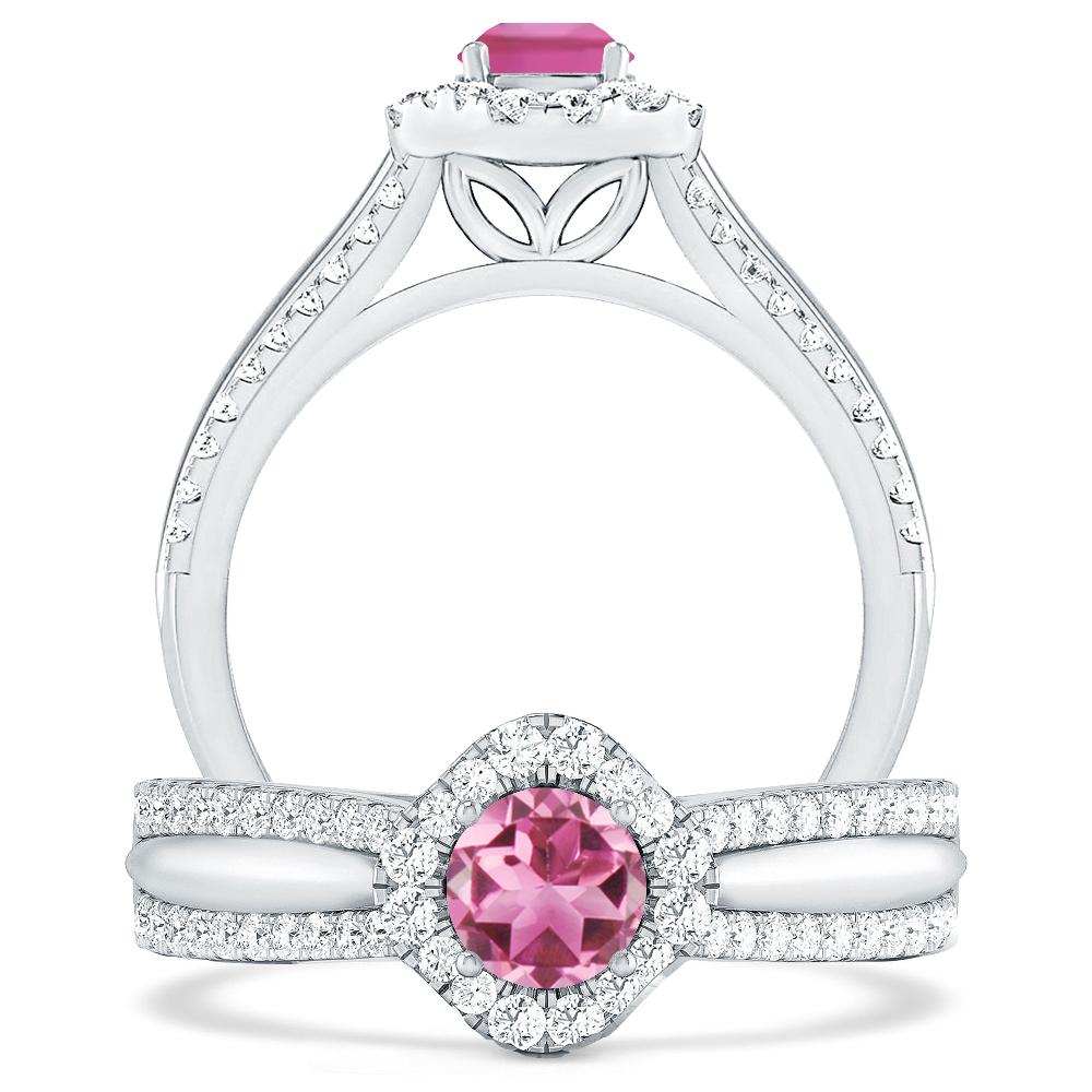 White Gold - Pink Tourmaline
