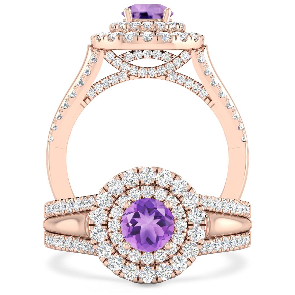 Rose Gold - Amethyst
