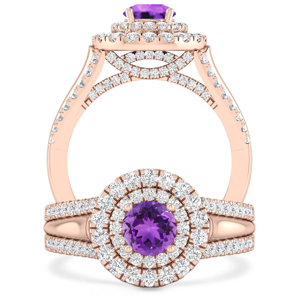 Rose Gold - Amethyst