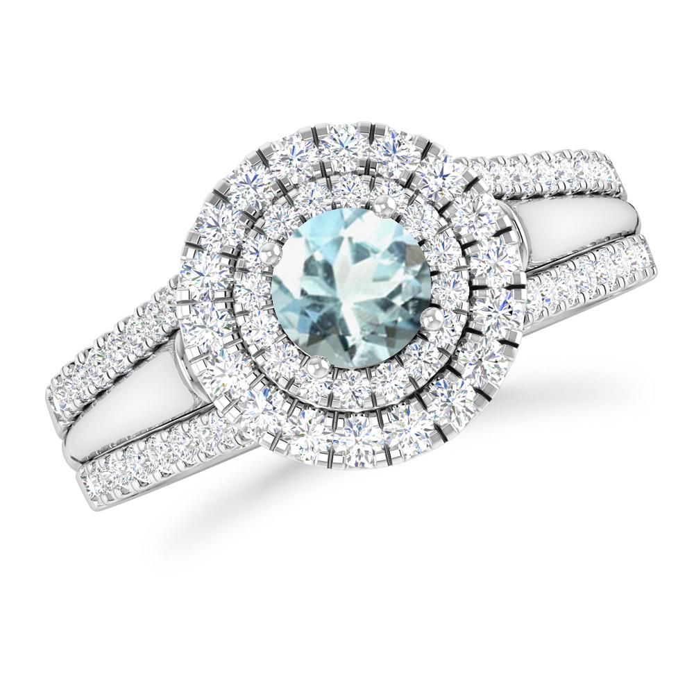 White Gold - Aquamarine