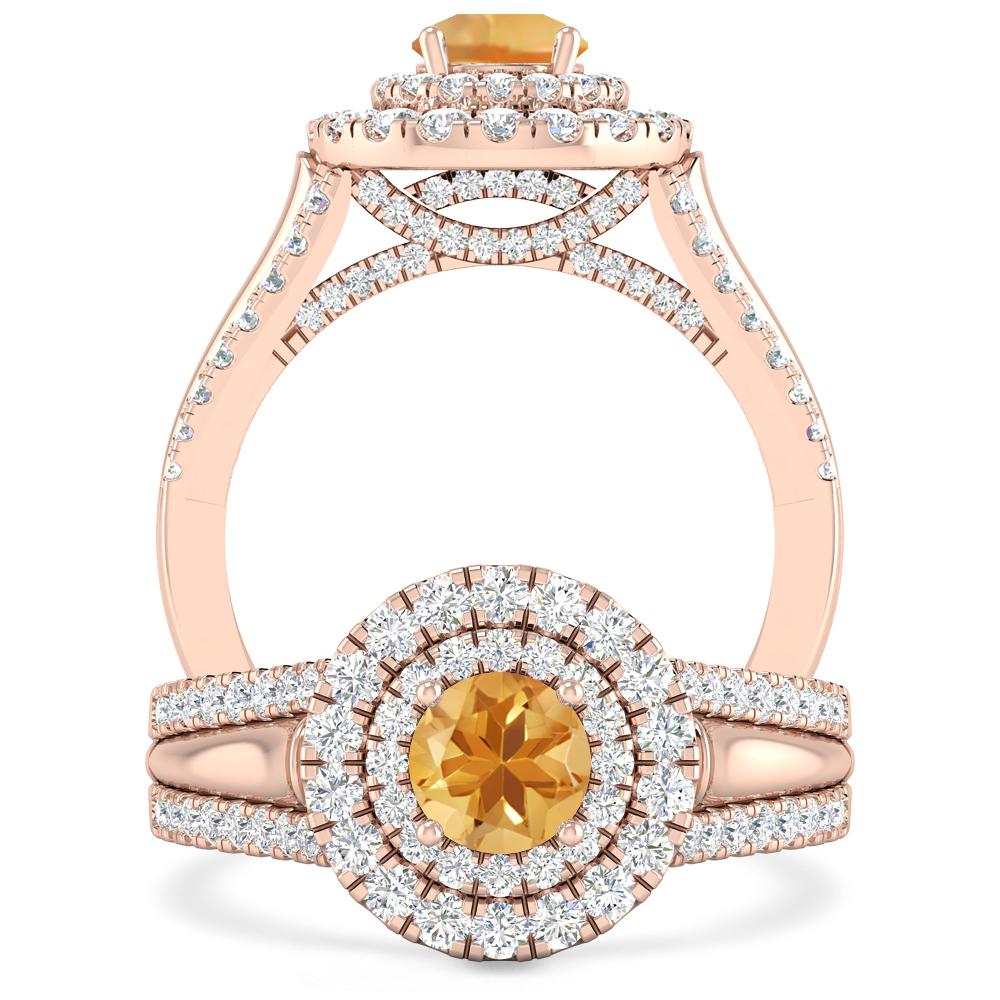 Rose Gold - Citrine
