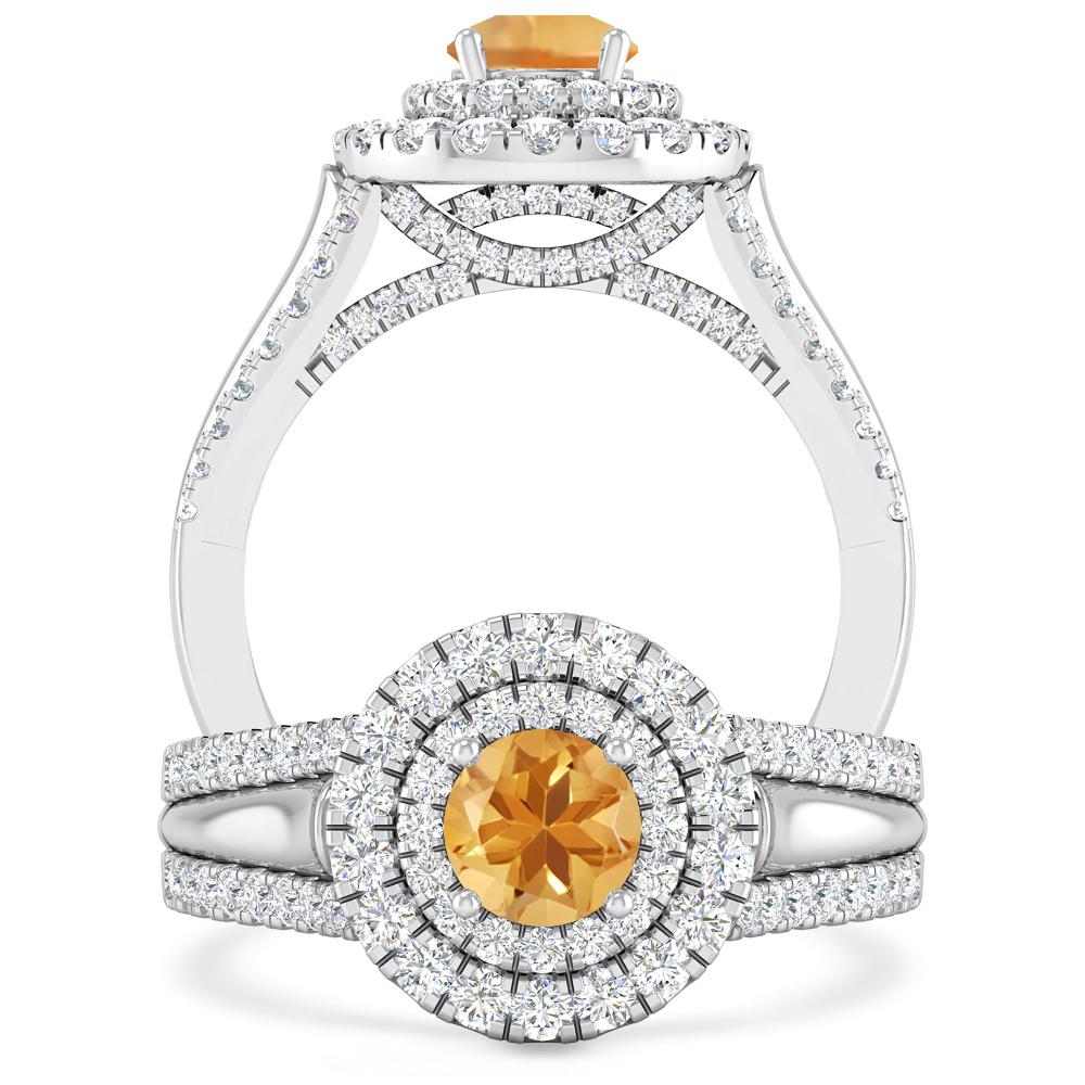 White Gold - Citrine