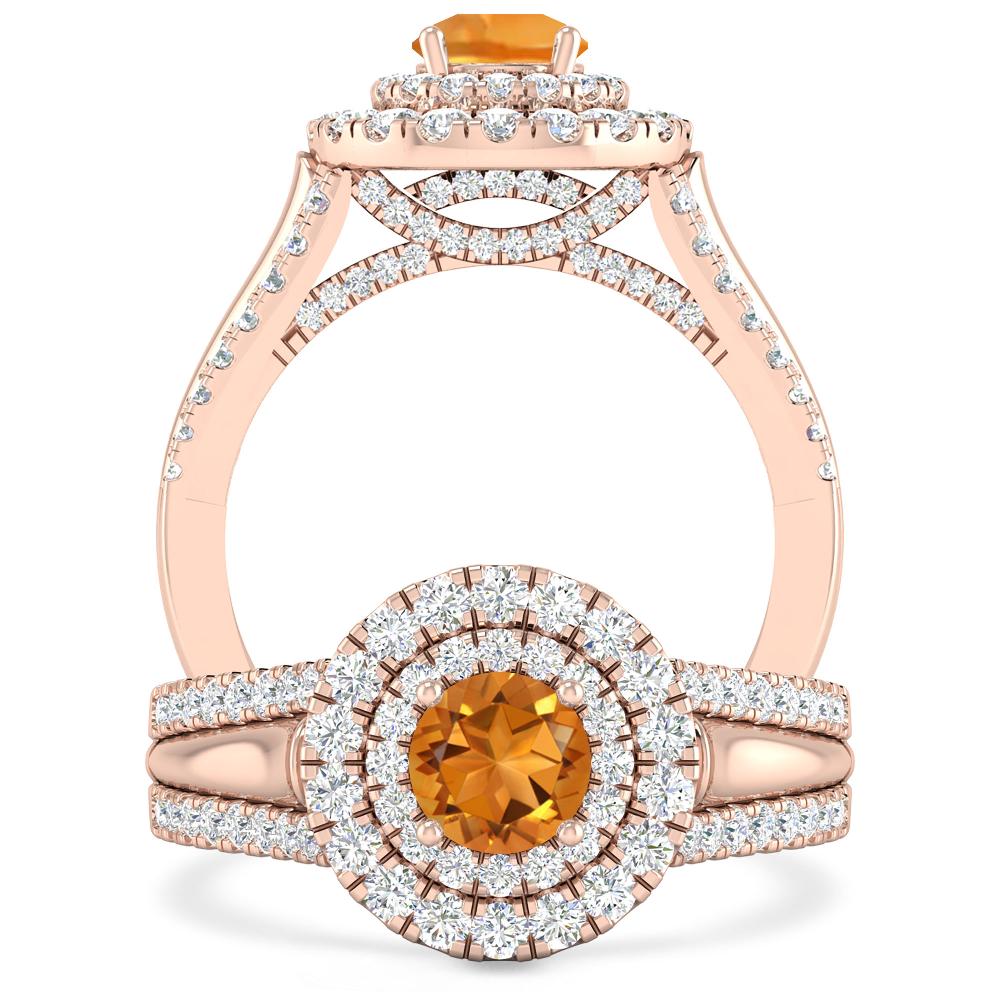 Rose Gold - Citrine