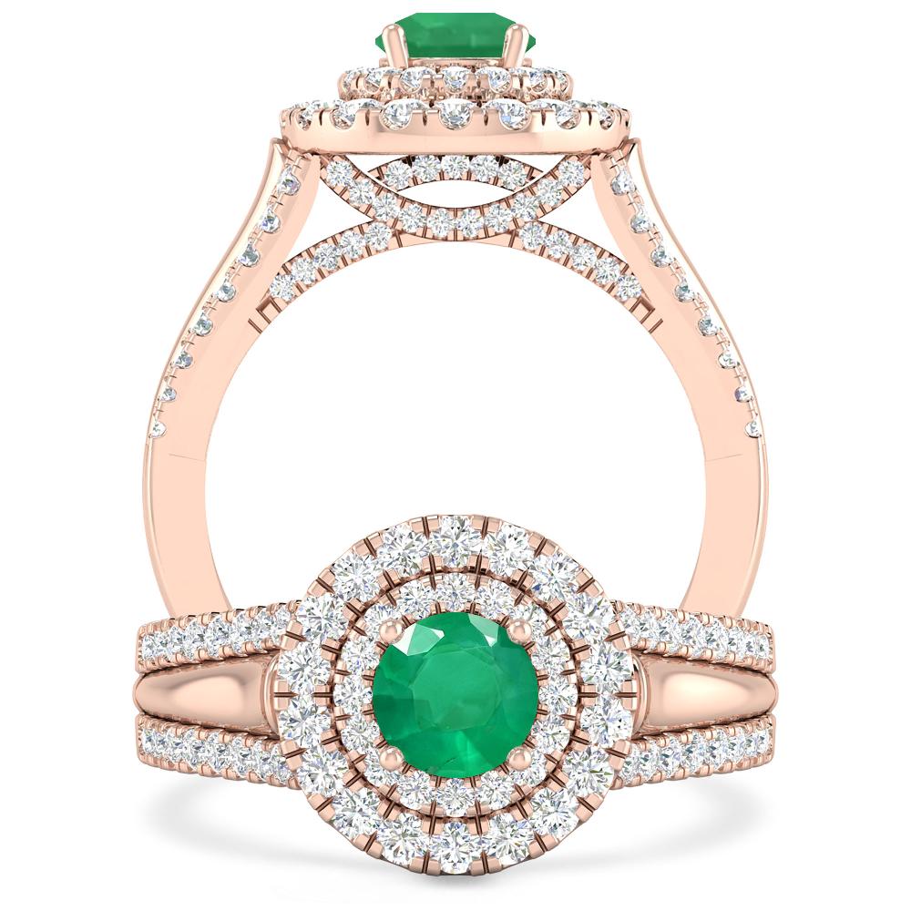 Rose Gold - Emerald
