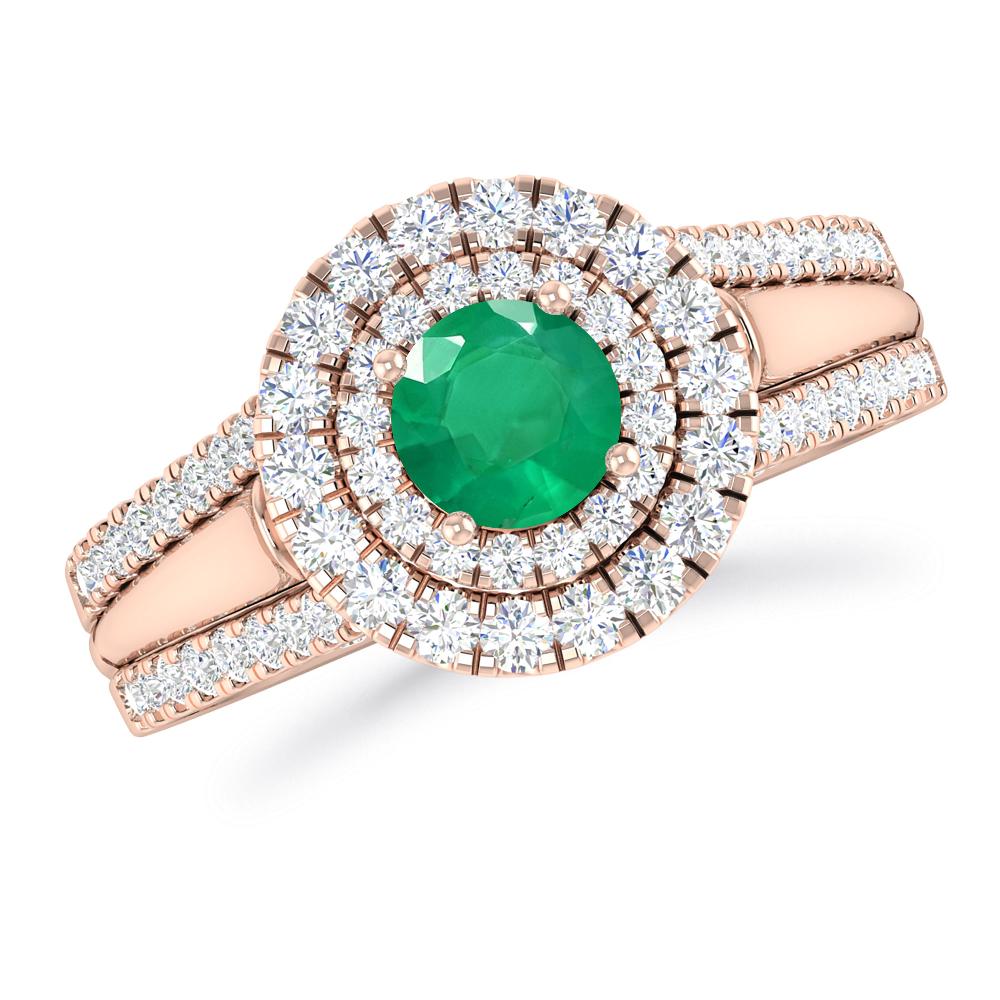 Rose Gold - Emerald