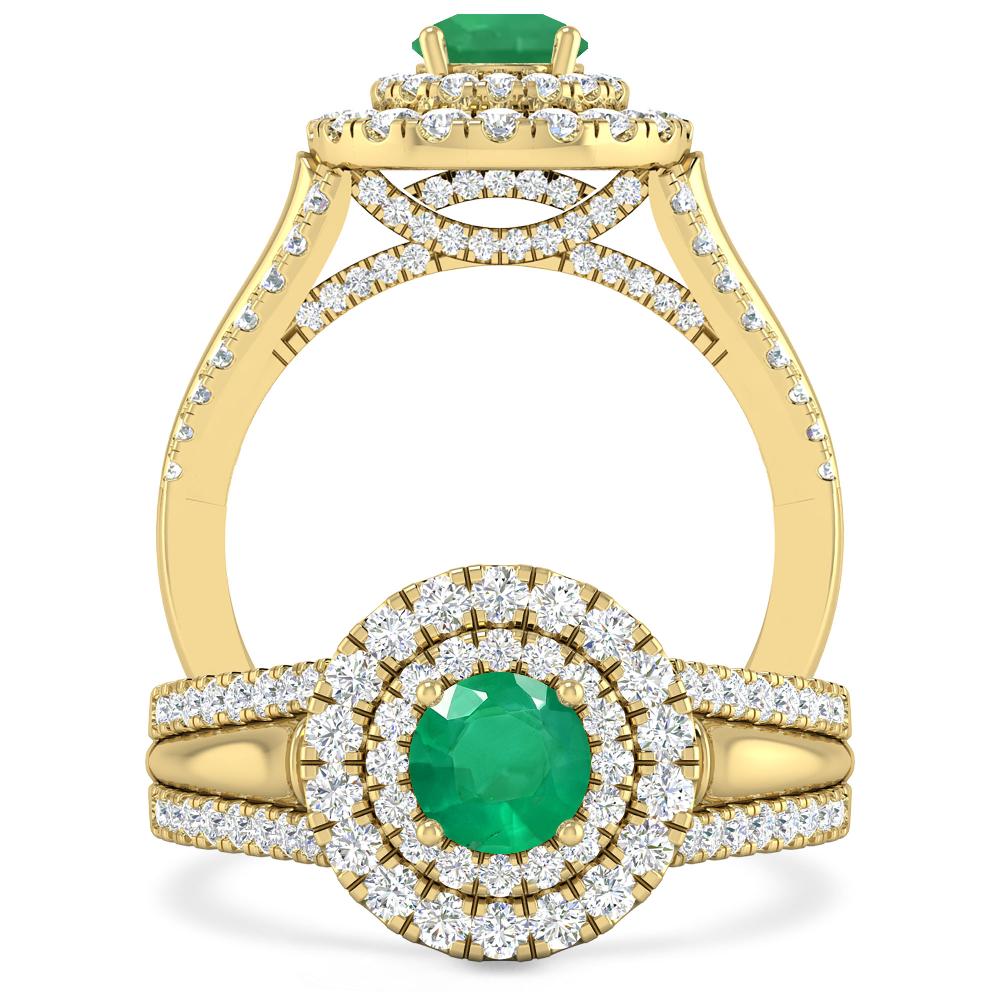 Yellow Gold - Emerald