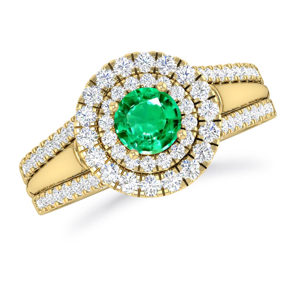 Yellow Gold - Emerald