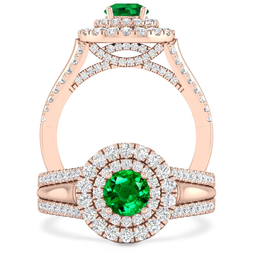 Rose Gold - Emerald
