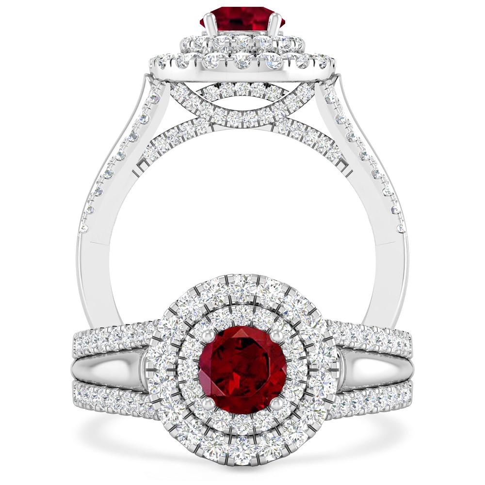 White Gold - Garnet