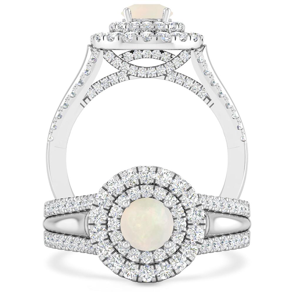 White Gold - Opal