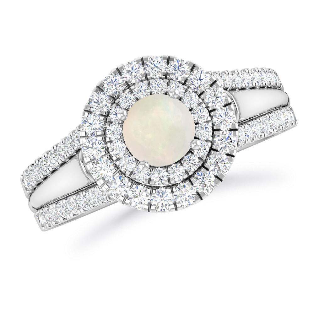 White Gold - Opal
