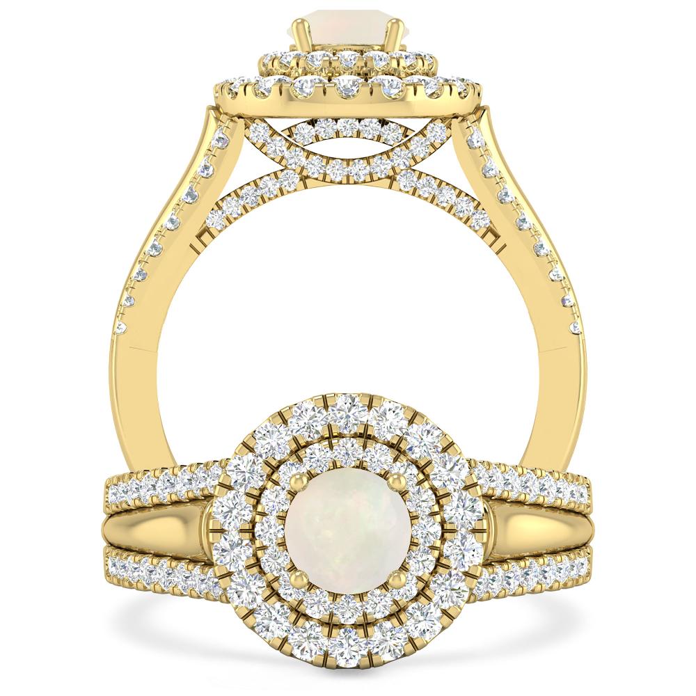 Yellow Gold - Opal
