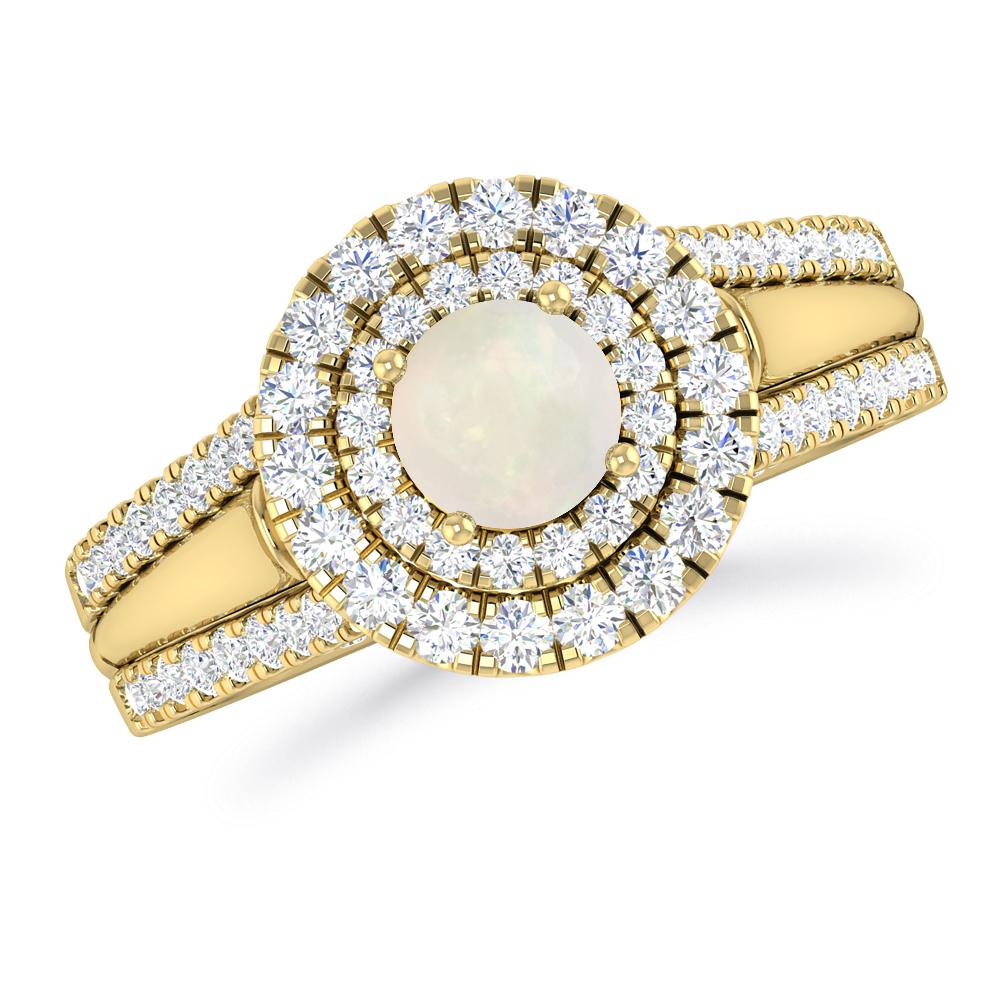 Yellow Gold - Opal