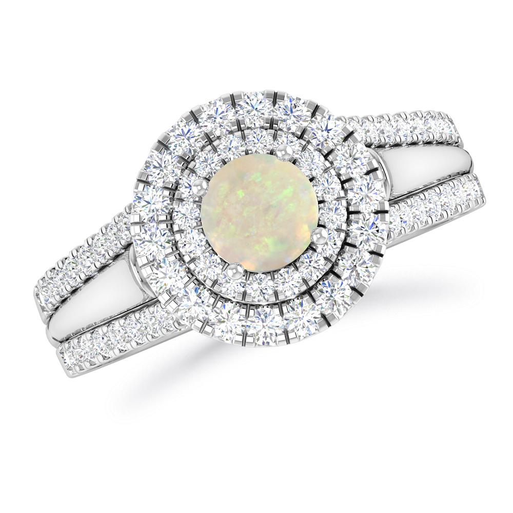 White Gold - Opal