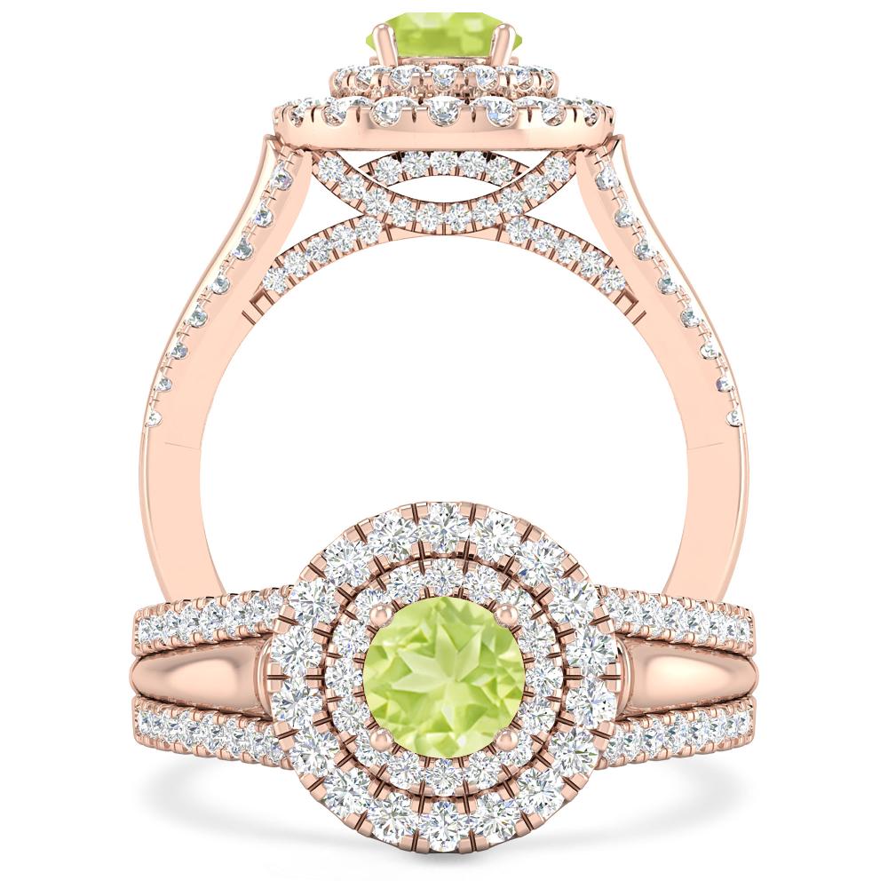 Rose Gold - Peridot