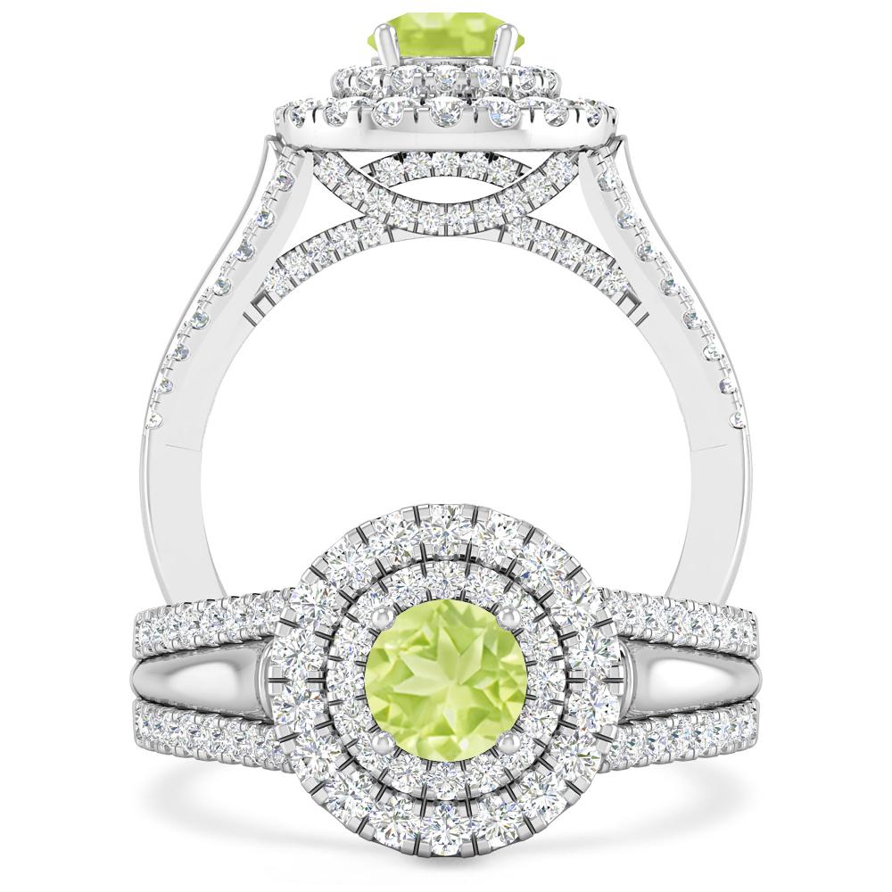 White Gold - Peridot