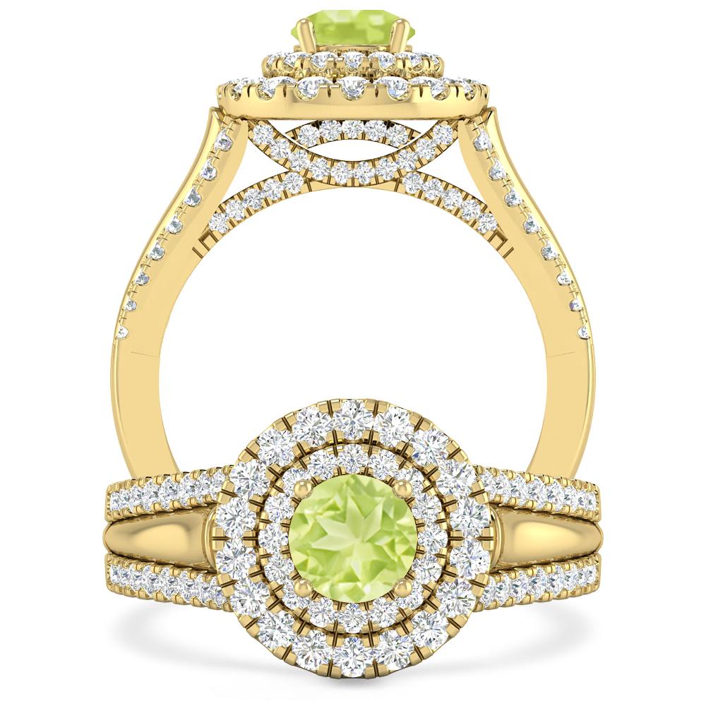 Yellow Gold - Peridot