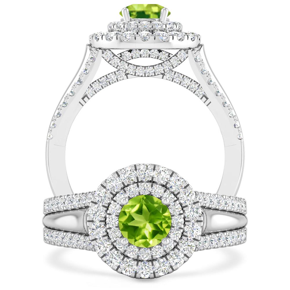 White Gold - Peridot