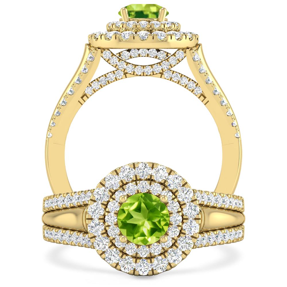Yellow Gold - Peridot