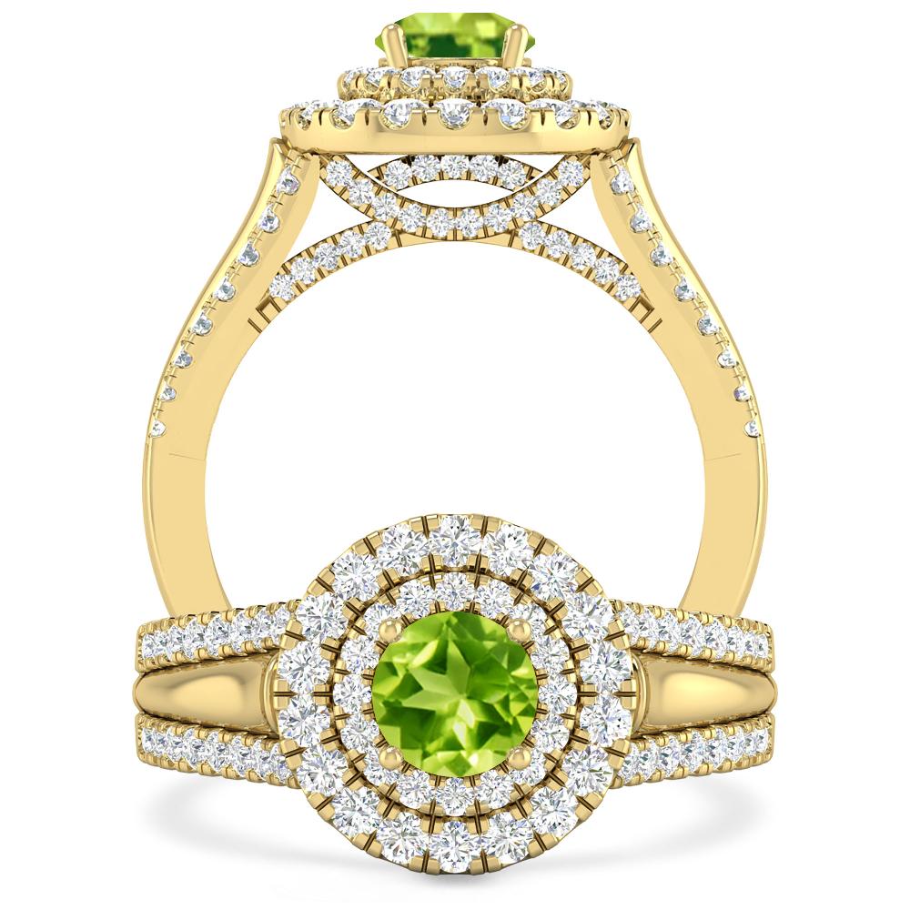 Yellow Gold - Peridot