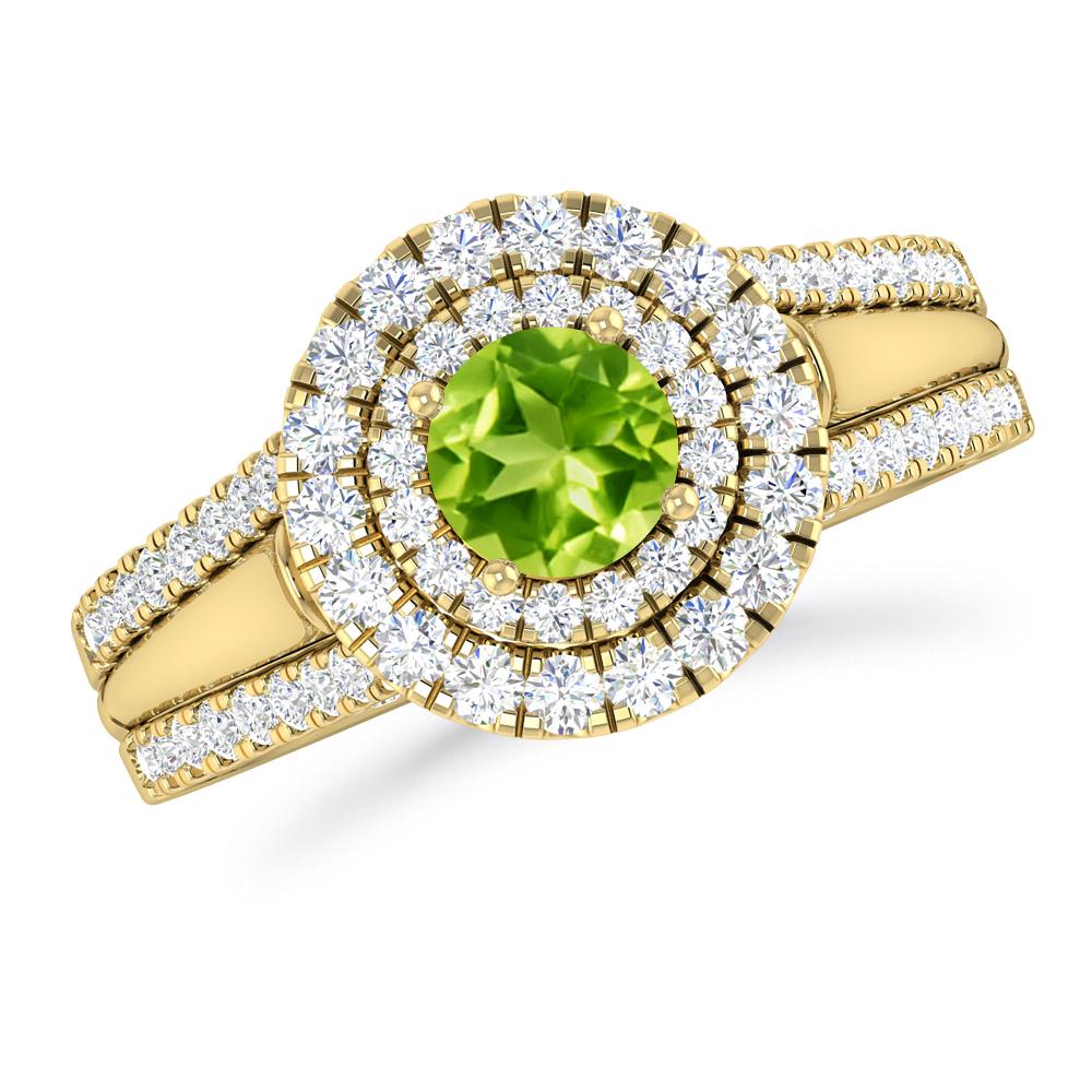 Yellow Gold - Peridot