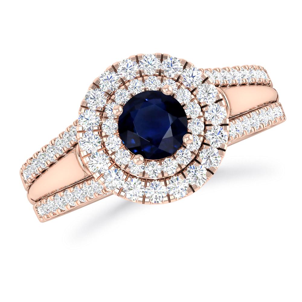 Rose Gold - Sapphire