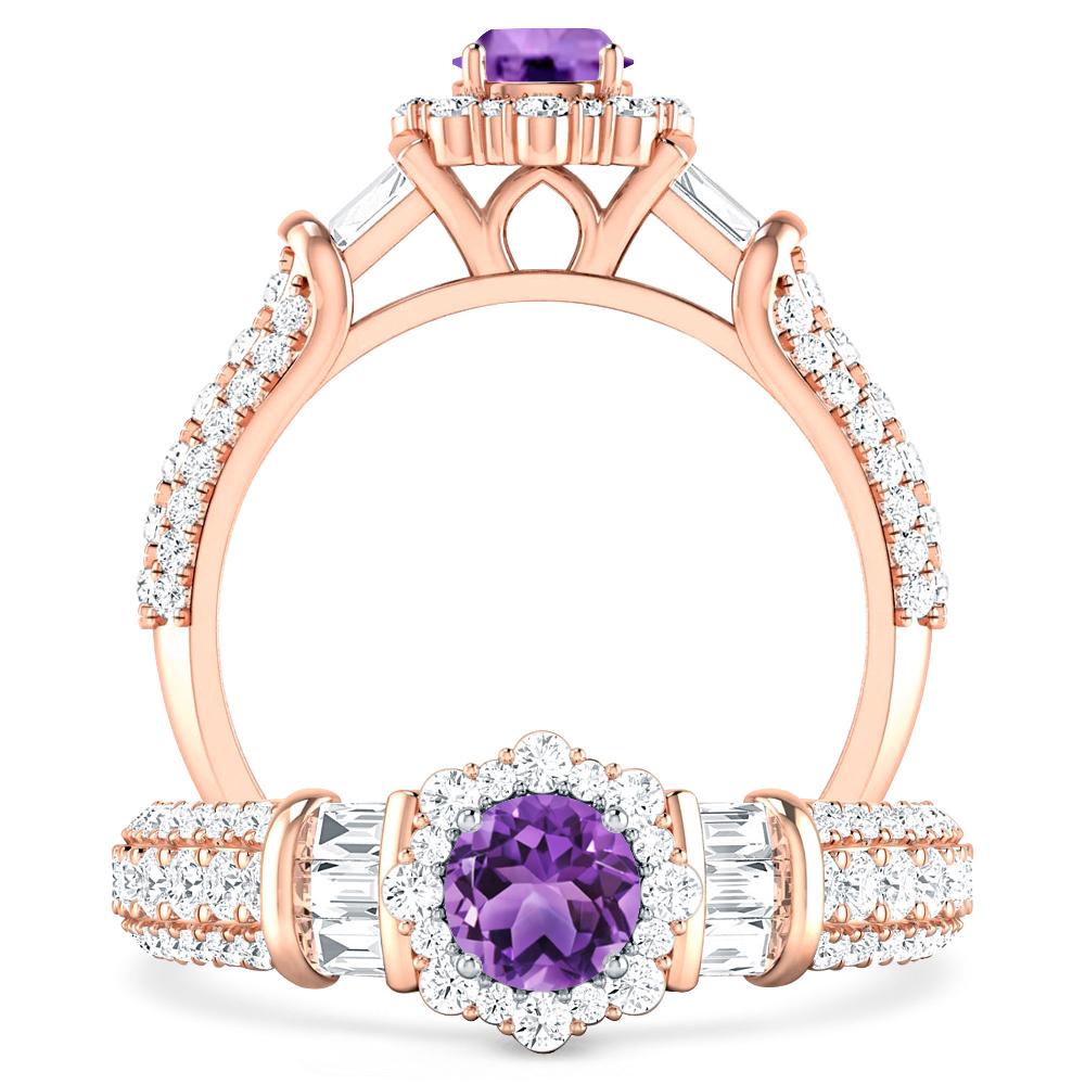 Rose Gold - Amethyst