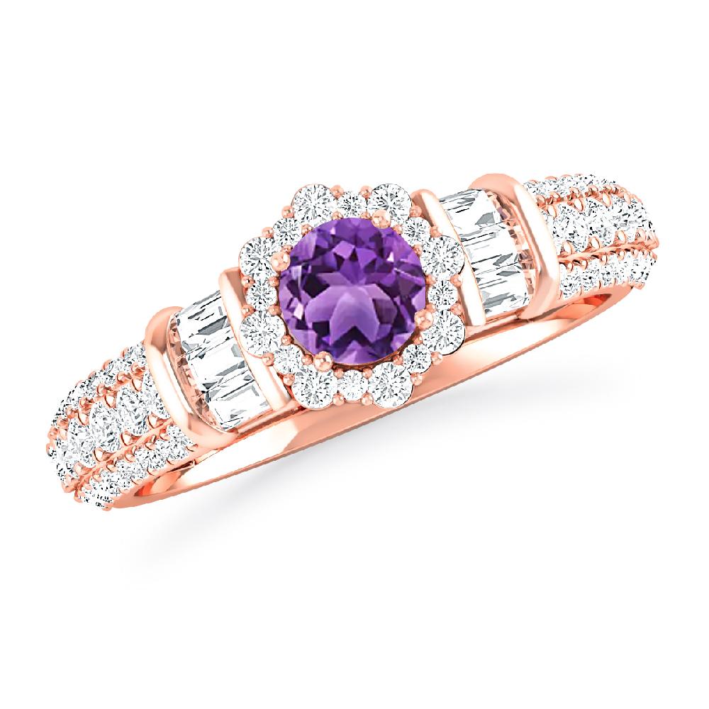 Rose Gold - Amethyst