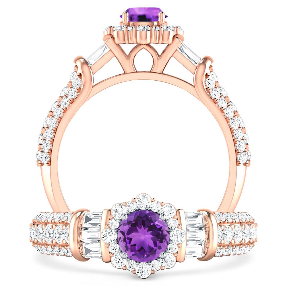 Rose Gold - Amethyst