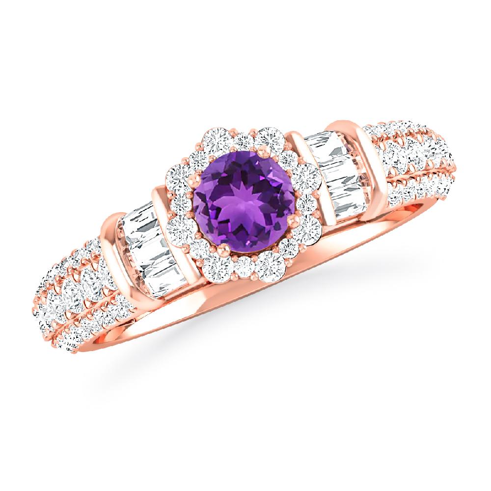 Rose Gold - Amethyst