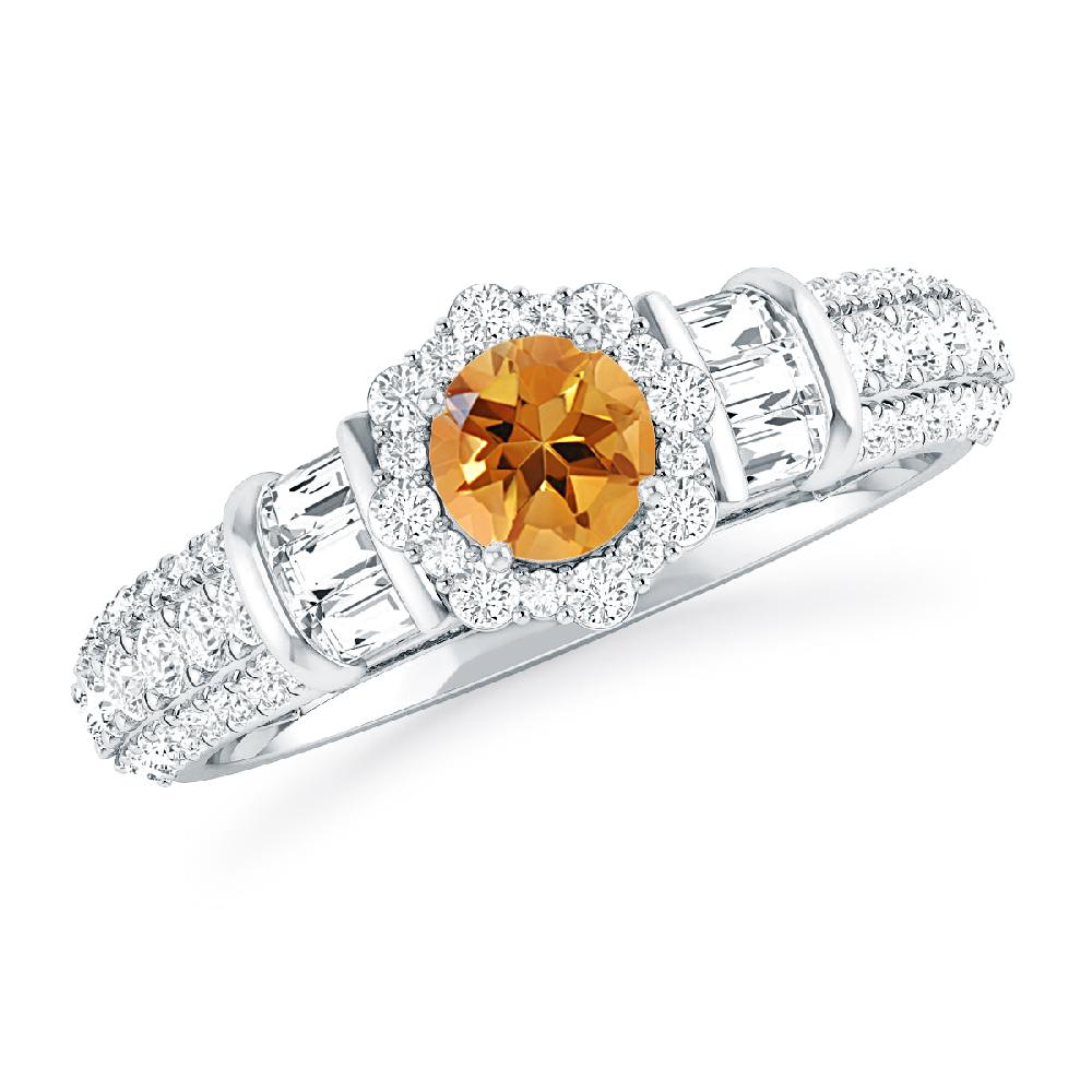 White Gold - Citrine