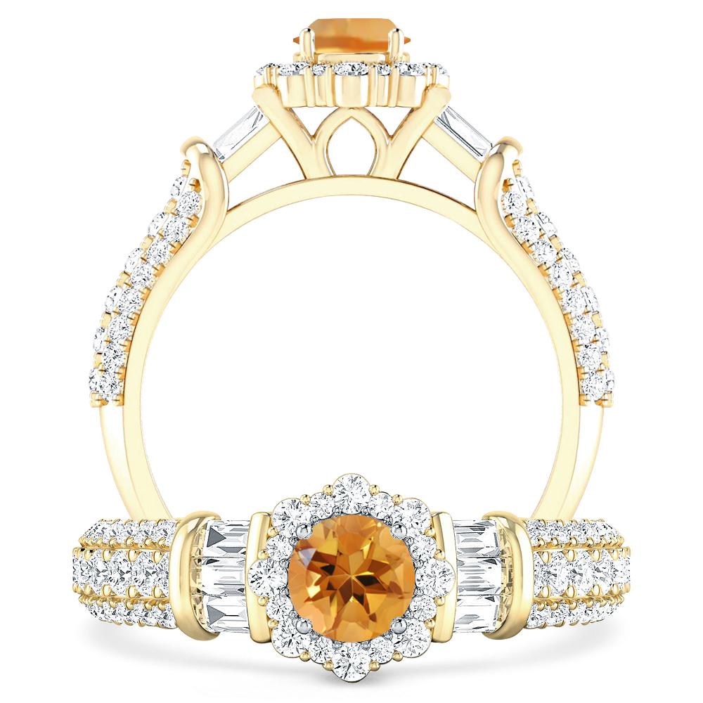 Yellow Gold - Citrine