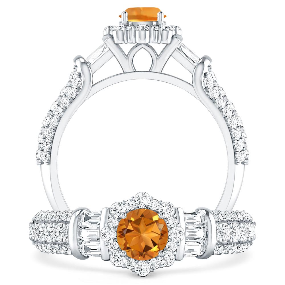 White Gold - Citrine