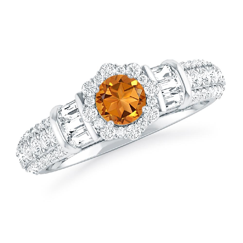 White Gold - Citrine