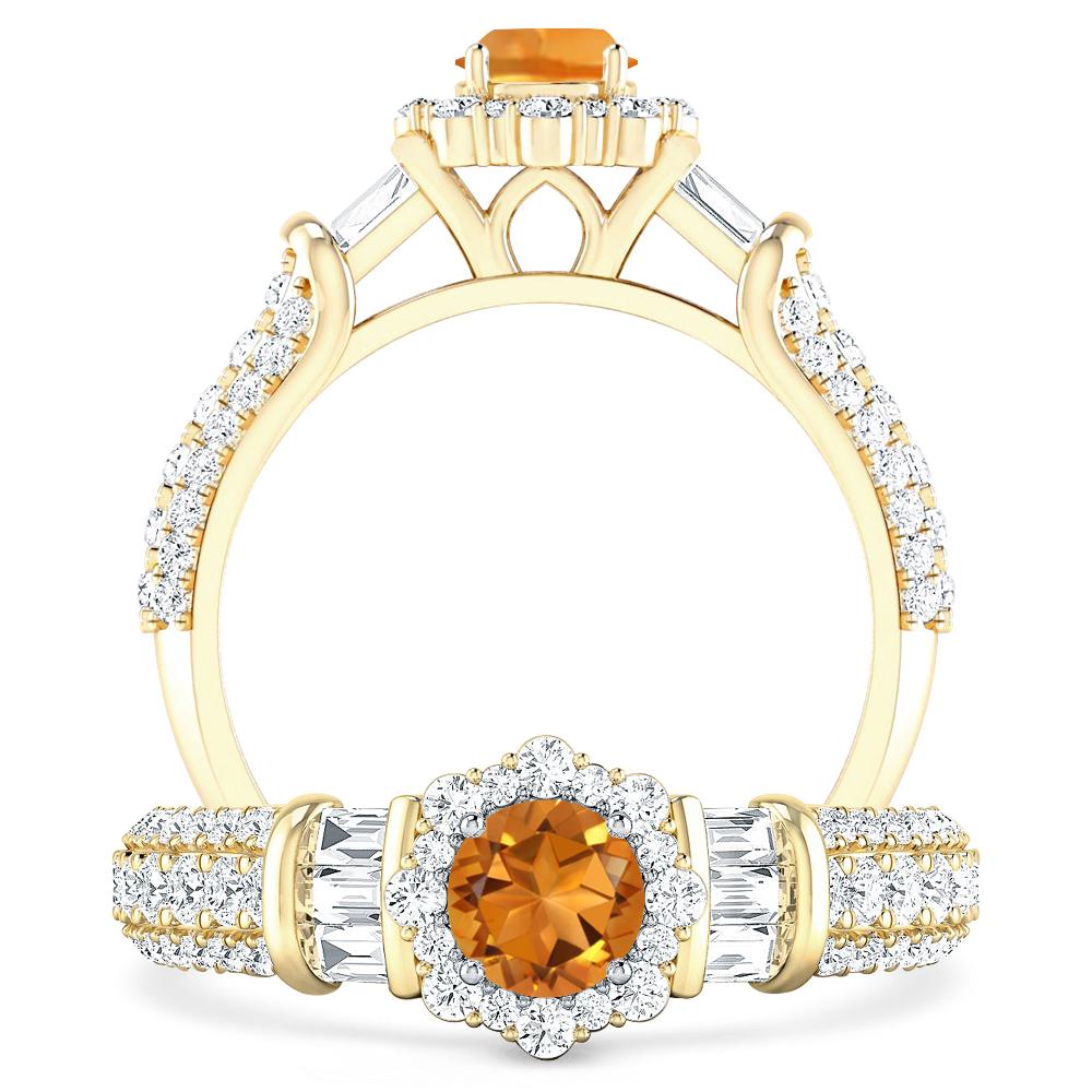 Yellow Gold - Citrine