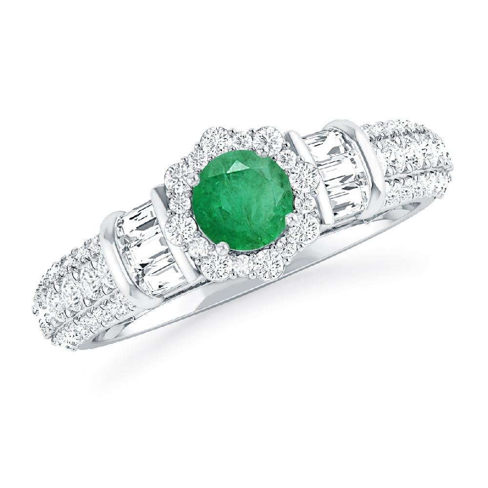 White Gold - Emerald