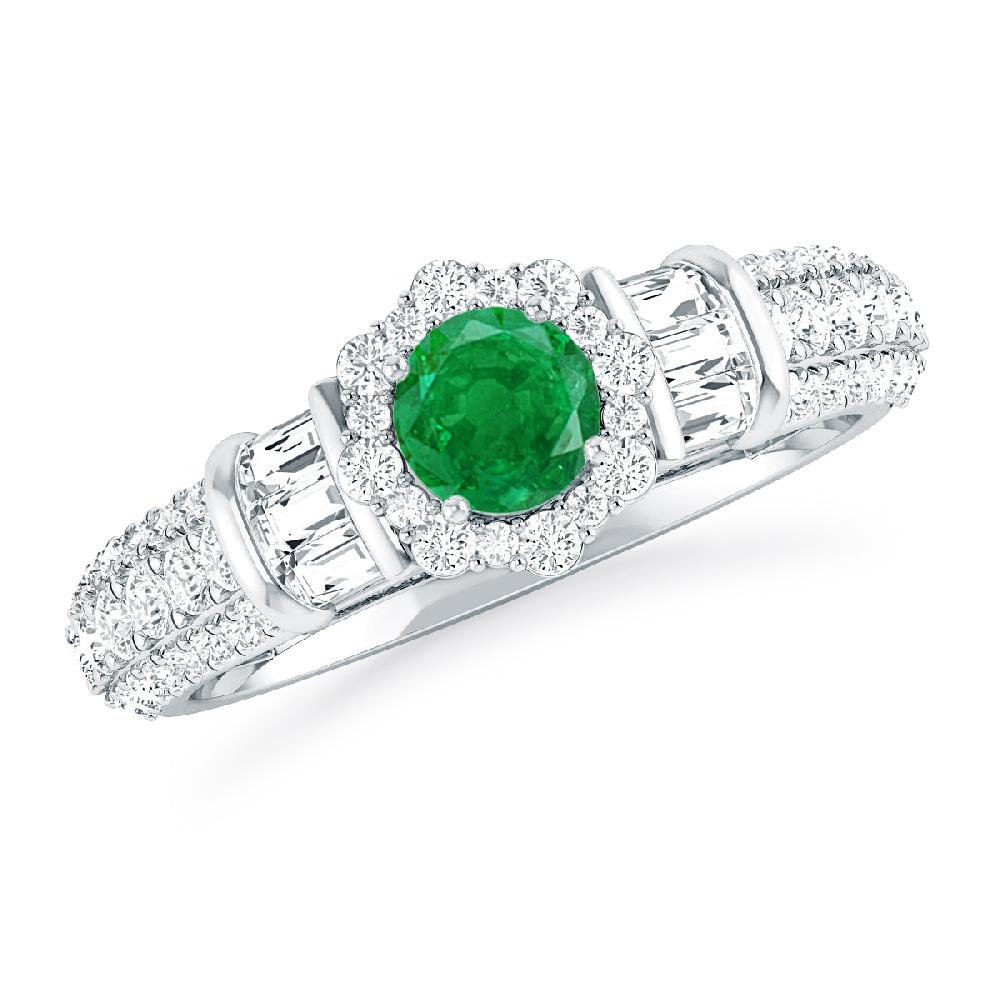 White Gold - Emerald