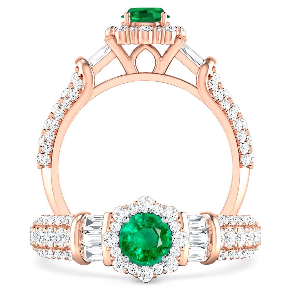 Rose Gold - Emerald