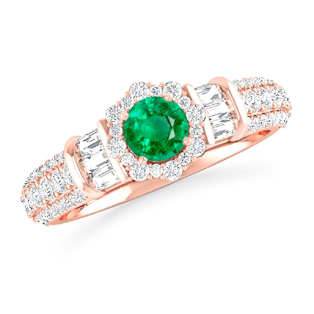 Rose Gold - Emerald