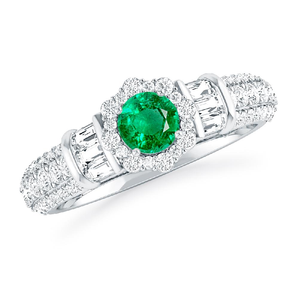 White Gold - Emerald