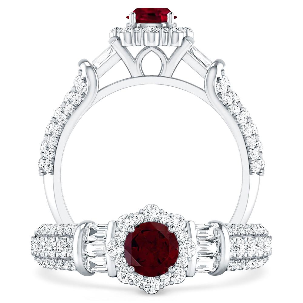White Gold - Garnet
