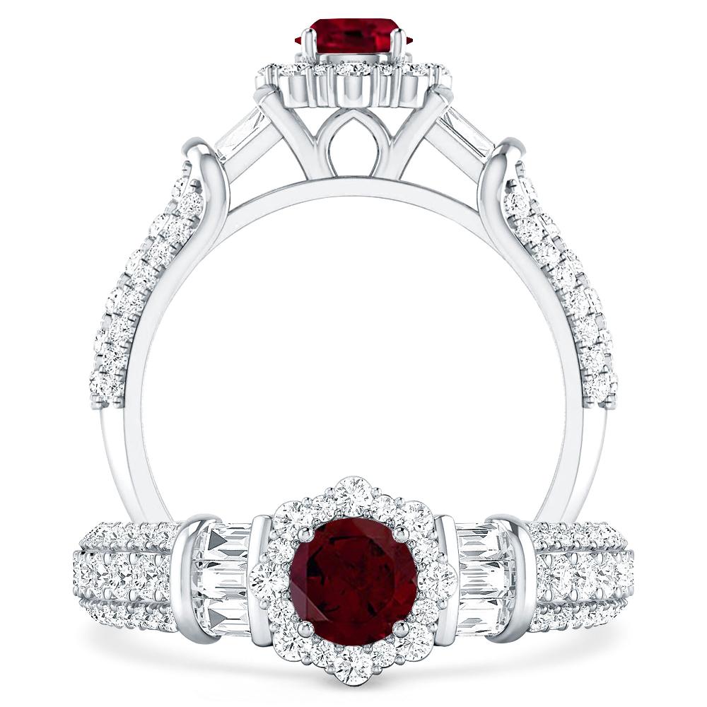 White Gold - Garnet