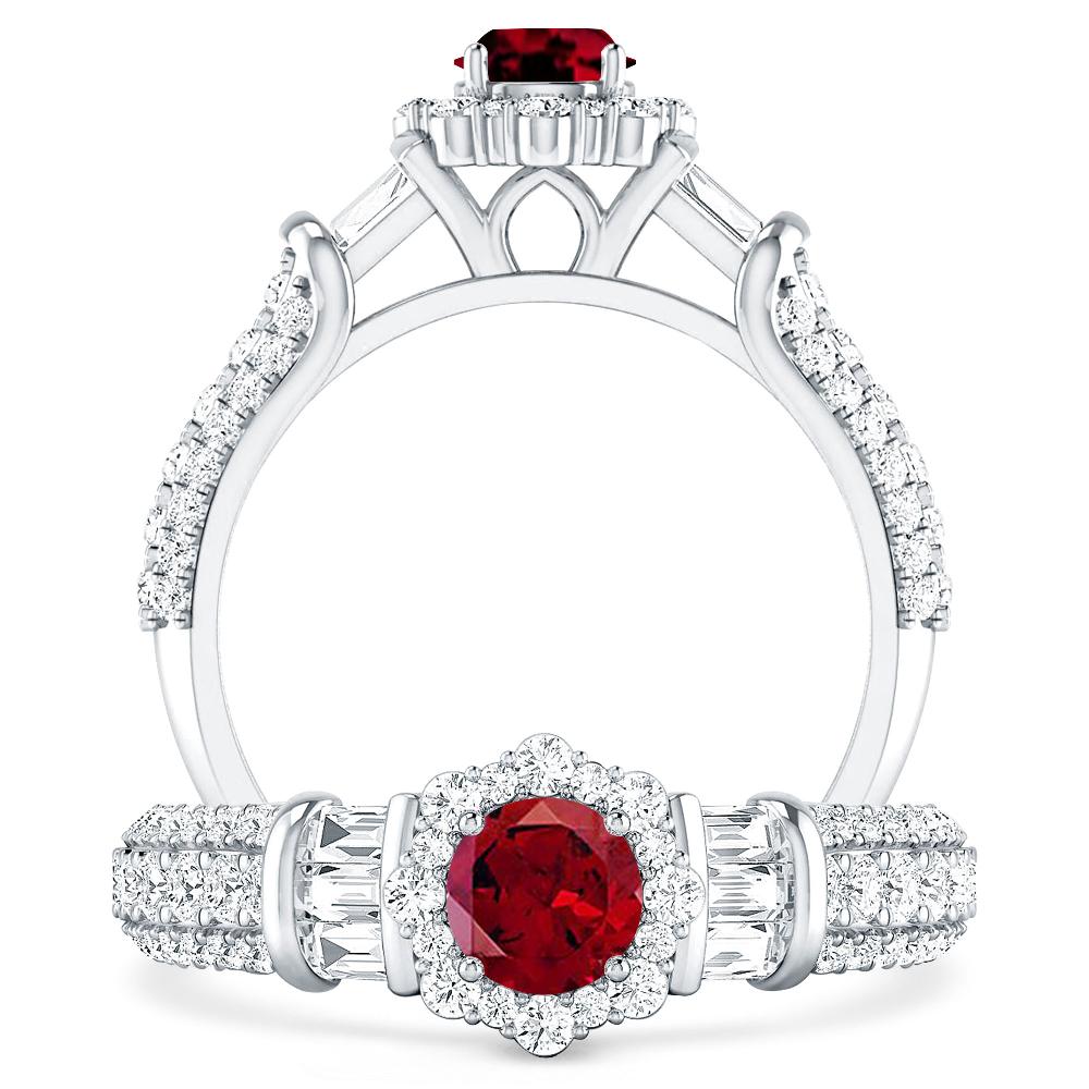 White Gold - Garnet